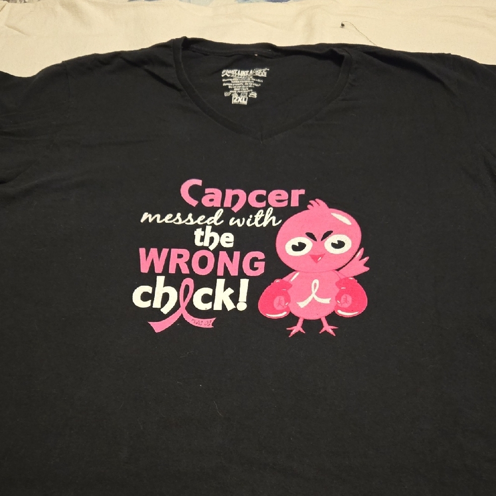 Black and Pink Graphic Tee